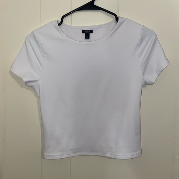 WHITE CROP TOP - Picture 3 of 4